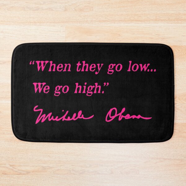 Item preview, cuando bajan, subimos - Michelle Obama (rosa intenso) designed and sold by Thelittlelord.
