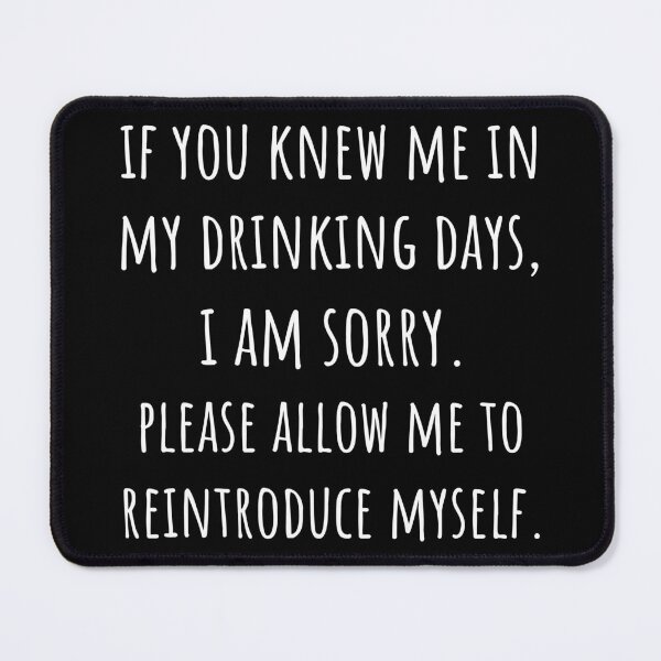 Item preview, Let Me Reintroduce Myself I - AA 12 Step Recovery Sobriety designed and sold by Lemon Pepper.