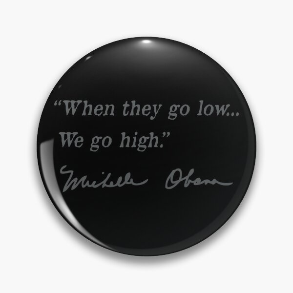 Item preview, cuando bajan, subimos - Michelle Obama (gris sutil) designed and sold by Thelittlelord.