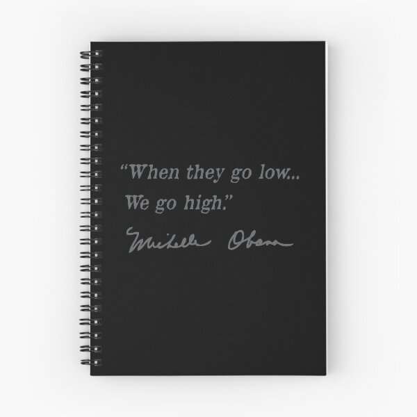 Item preview, cuando bajan, subimos - Michelle Obama (gris sutil) designed and sold by Thelittlelord.