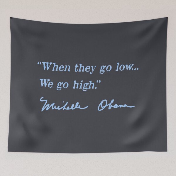 Item preview, cuando bajan, subimos - Michelle Obama (azul) designed and sold by Thelittlelord.