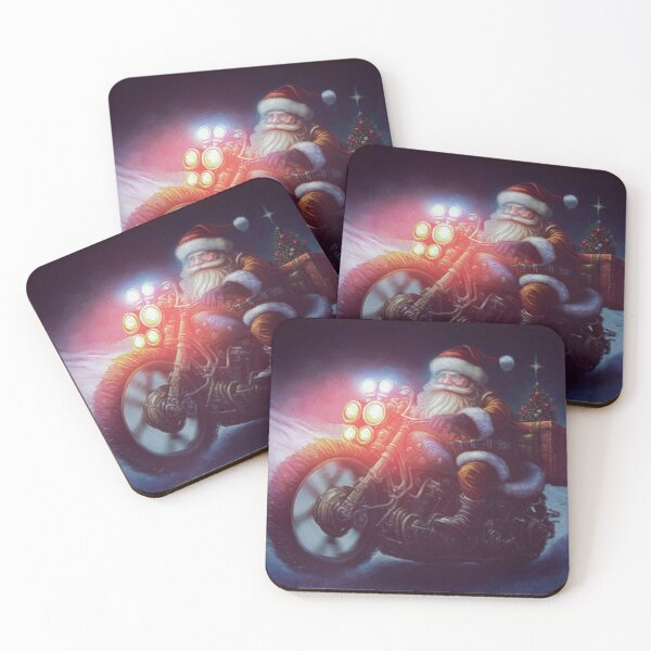 Item preview, On Christmas Eve, Santa Claus Rides the Motorcycle designed and sold by a4mbs.