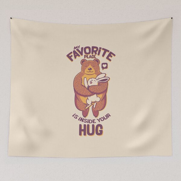 Item preview, My Favorite Place Is Inside Your Hug designed and sold by Tobe Fonseca®.