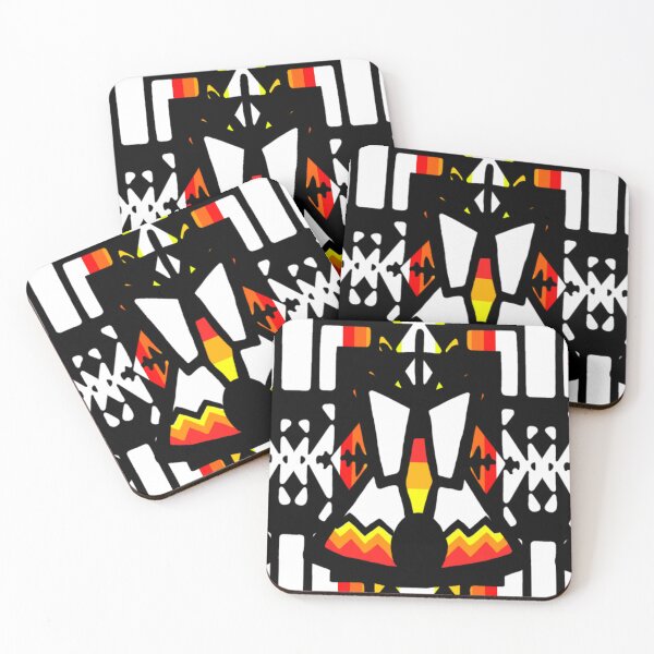 Item preview, Black / Fire Color / White Tipi Native Blanket Print designed and sold by JMWCD.