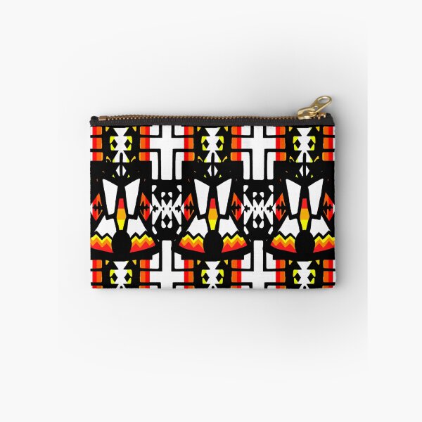 Item preview, Black / Fire Color / White Tipi Native Blanket Print designed and sold by JMWCD.