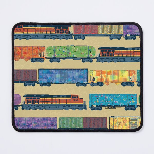Item preview, Colorful Trains designed and sold by SethMakesArt.