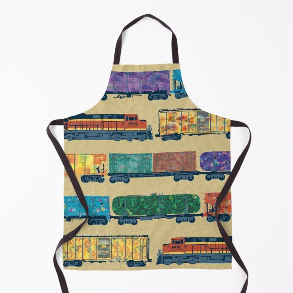 Item preview, Colorful Trains designed and sold by SethMakesArt.