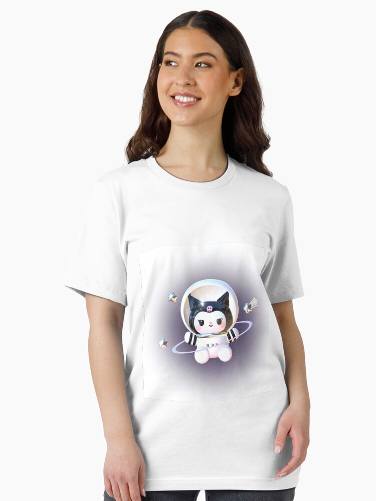 Cute Purple Star Black Cat Astronaut Kawaii Aesthetic