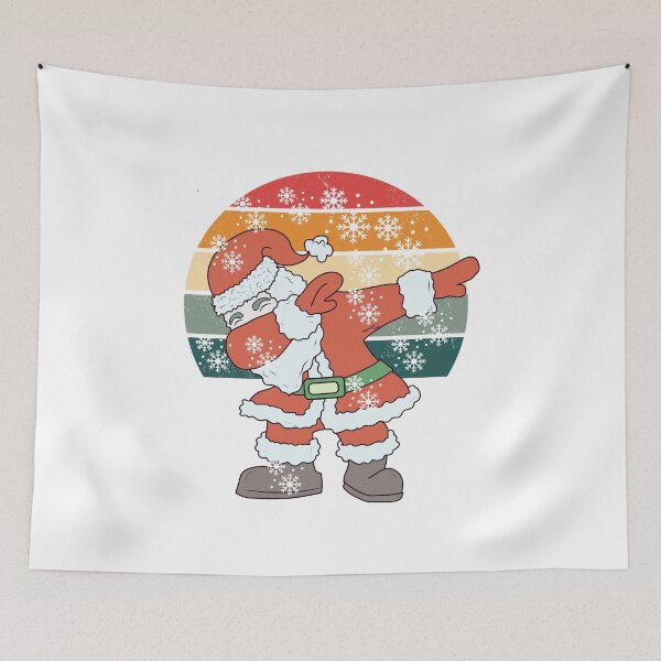Item preview, santa dabbing through the snow designed and sold by Inspirely.
