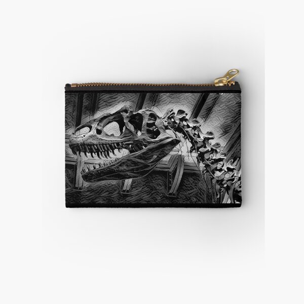 Item preview, The Raptor (Black & White) - Art from the Dinosaur Collection - spcreationsco22 designed and sold by SpCreationsCo22.