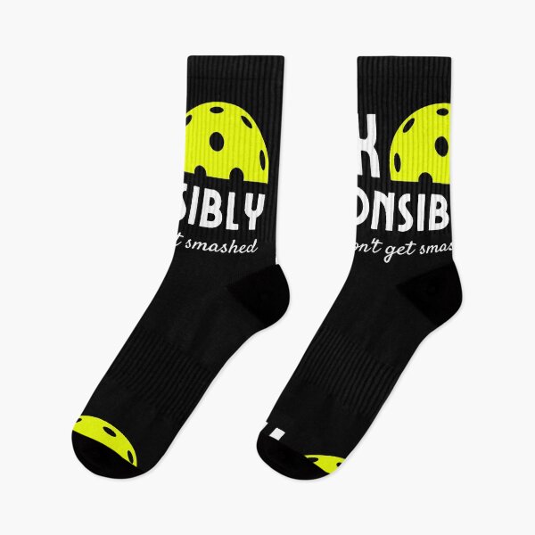 Item preview, Funny Pickleball Dink Responsibly men women paddle designed and sold by ibeargifts.
