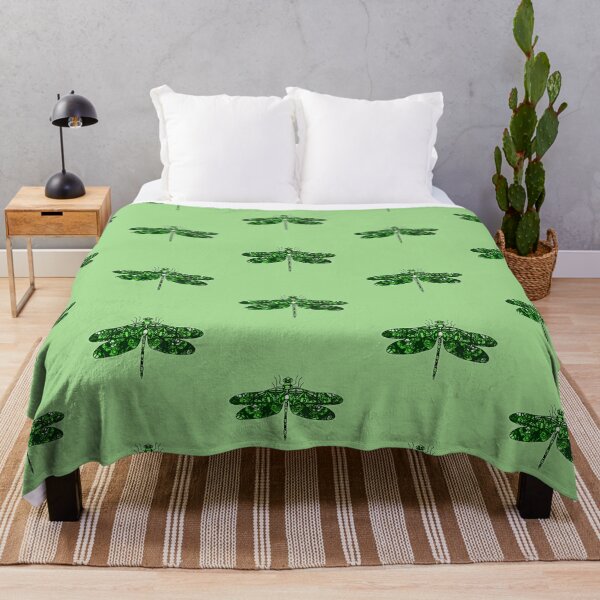 Item preview, Dragonfly Patterned Green designed and sold by IJStanding.