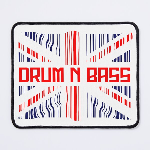 Item preview, Drum N Bass England Flag Barcode - Music designed and sold by Marvelpic.