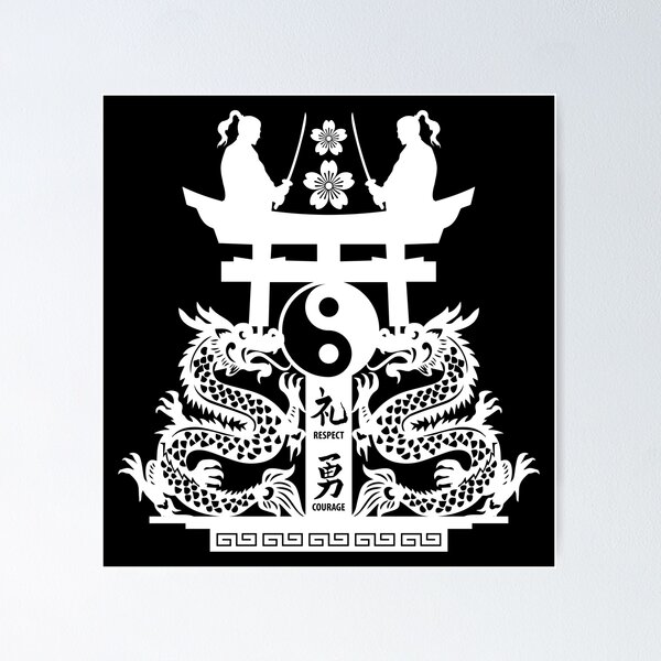 Item preview,  Temple of samurai and dragons. designed and sold by marcosty.