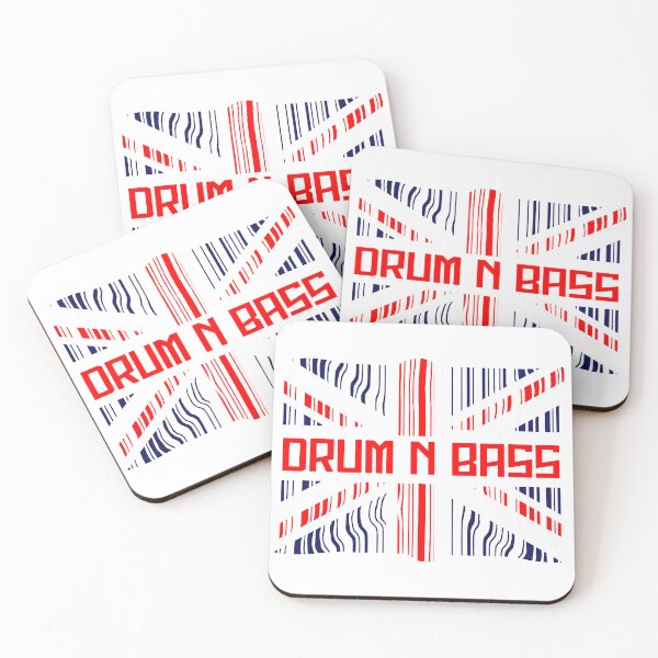 Item preview, Drum N Bass England Flag Barcode - Music  designed and sold by Marvelpic.