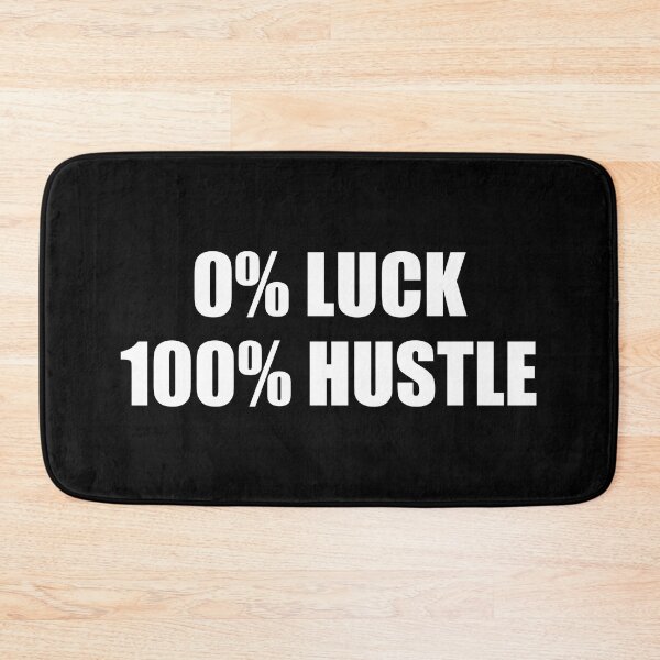Item preview, 0% LUCK 100% HUSTLE - hard work motivation designed and sold by Inspirationmotivation.