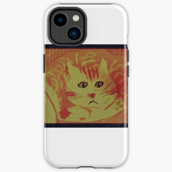 Gift wrapped kitten iPhone Tough Case