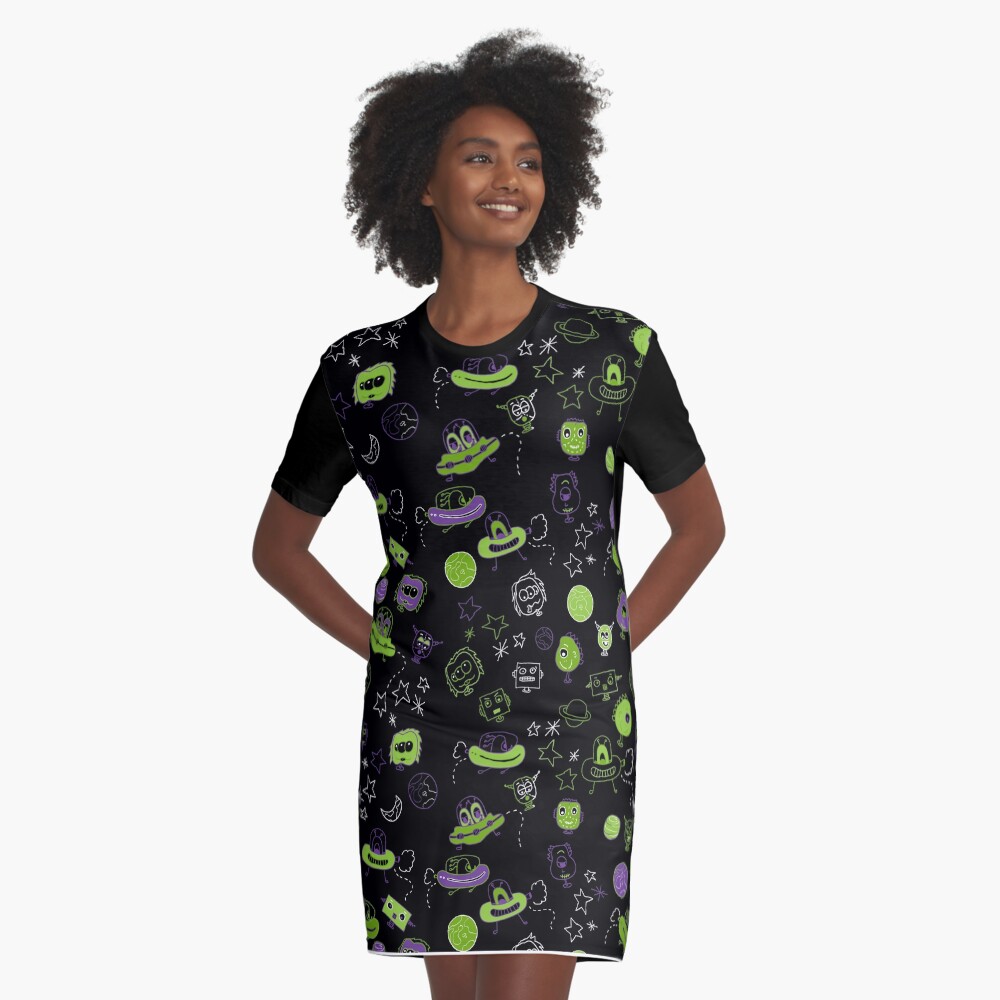 Item preview, Graphic T-Shirt Dress designed and sold by LilyBurgess.