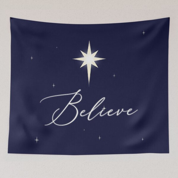 Item preview, Believe Night star Christmas Decoration designed and sold by morannewebb.
