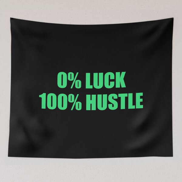 Artikelvorschau, 0 % GLÜCK 100 % HUSTLE – Motivationszitate für harte Arbeit entworfen und verkauft von Inspirationmotivation.