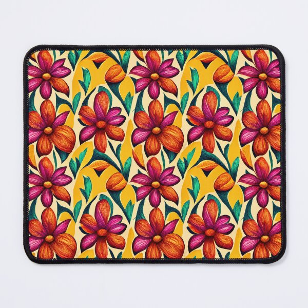 Item preview, Colorful Flower Wallpaper Pattern  designed and sold by thisisallahoax.