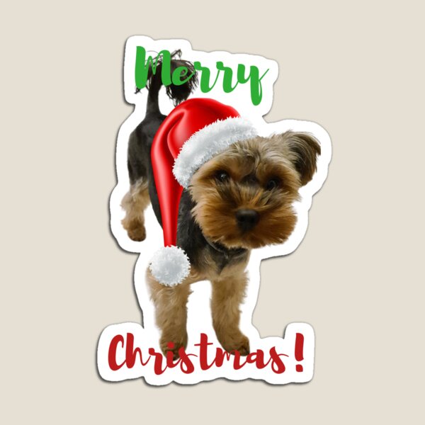 Item preview, Yorkie de Papá Noel designed and sold by GivingJoy.