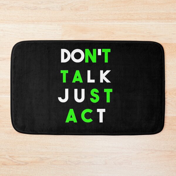 Item preview, don't talk just act designed and sold by Leyel ⭐⭐⭐⭐⭐.