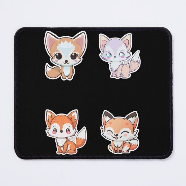 Item preview, Cute Fox Sticker Pack designed and sold by MidJourneymen.