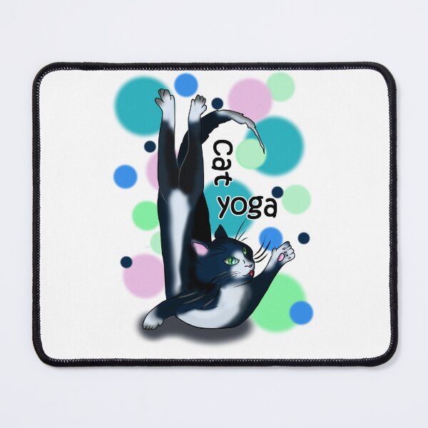 Item preview, cat yoga with dots designed and sold by BeingNow.