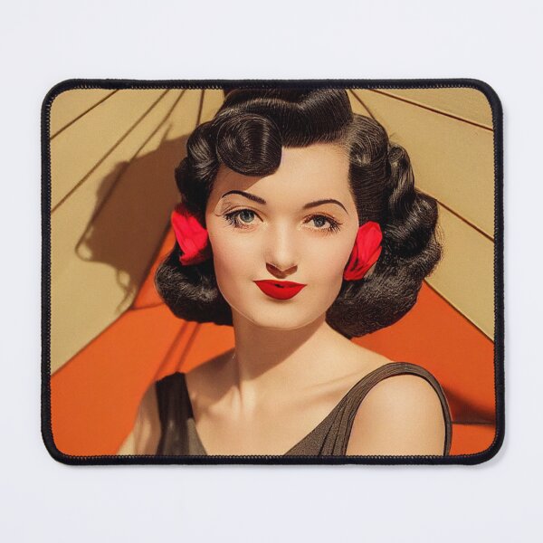Item preview, Vintage 1940s style portrait designed and sold by alxndraai.