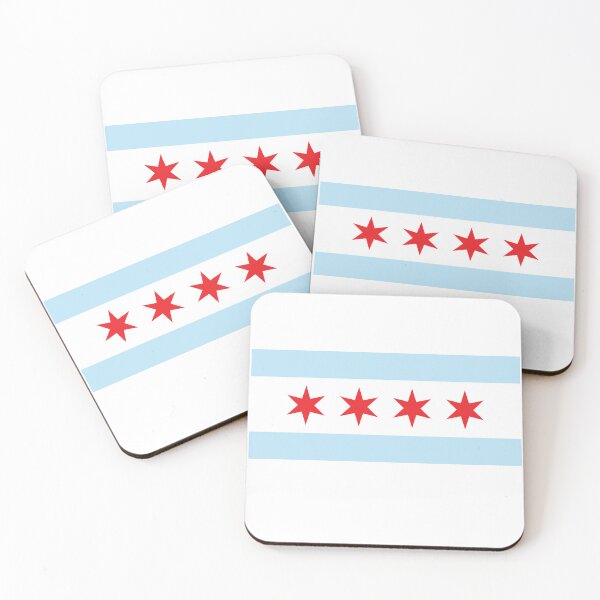 Item preview, Chicago Flag designed and sold by SolteraCreative.