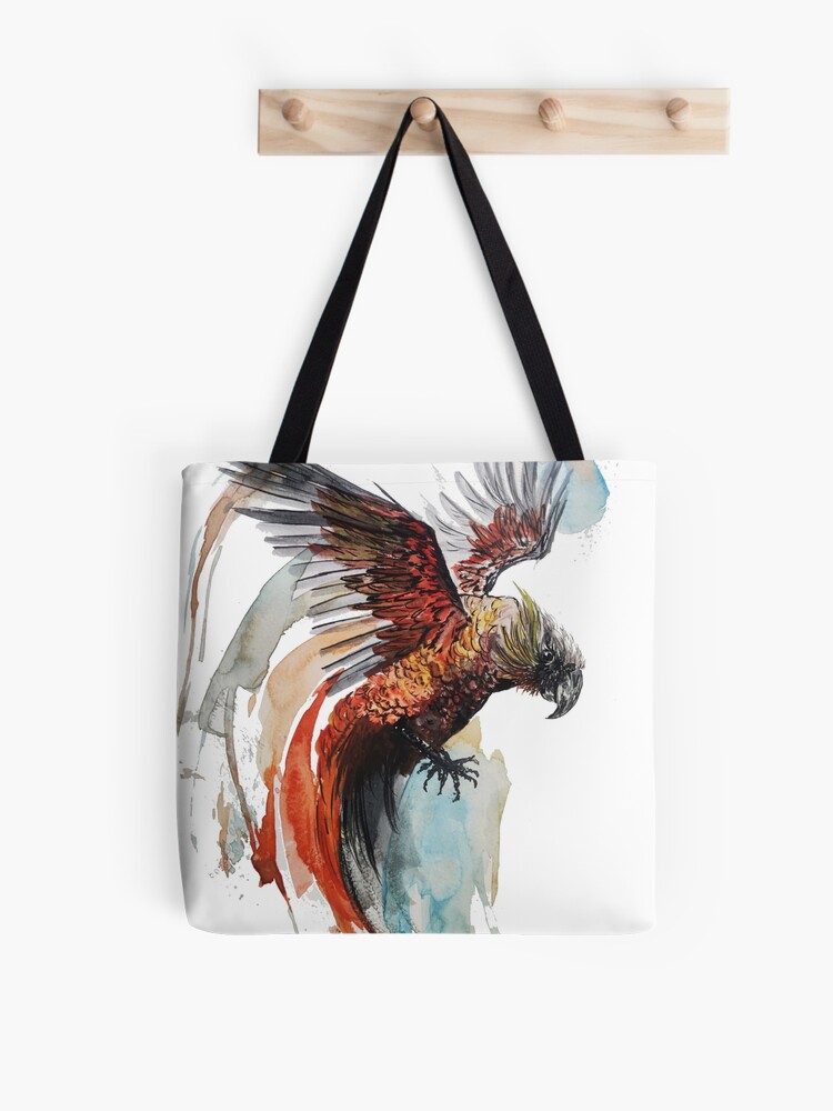 Kākā Parrot Bird Watercolour Art Tote Bag for Sale by Amy