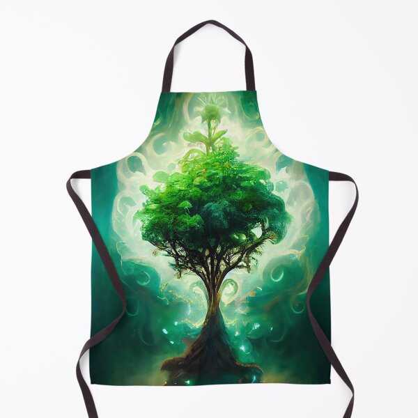 Item preview, Magic Green Tree of Life Flowing Energy - spiritual art spiritual artwork spirituality wellness well-being designed and sold by LvSoulCreations.