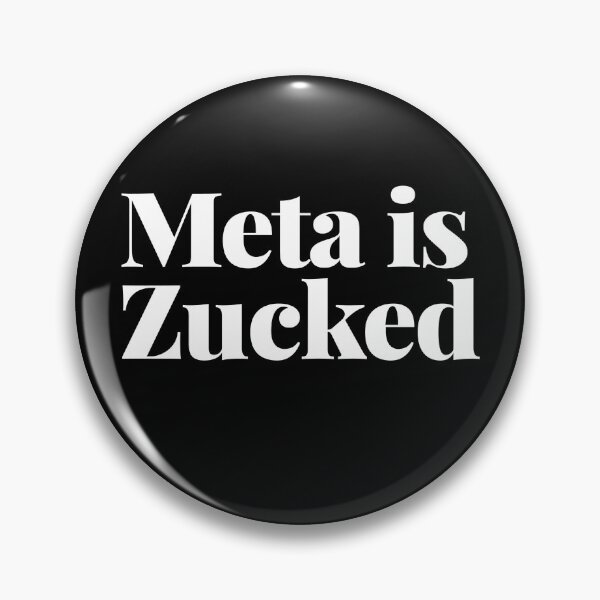 Item preview, Meta is Zucked designed and sold by Art & Coffee.