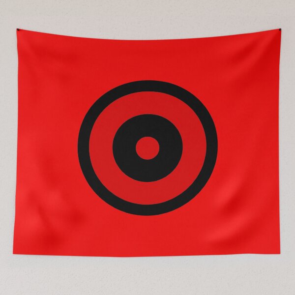 Item preview, Black & Red retro mod ska roundel designed and sold by ModSupporters.