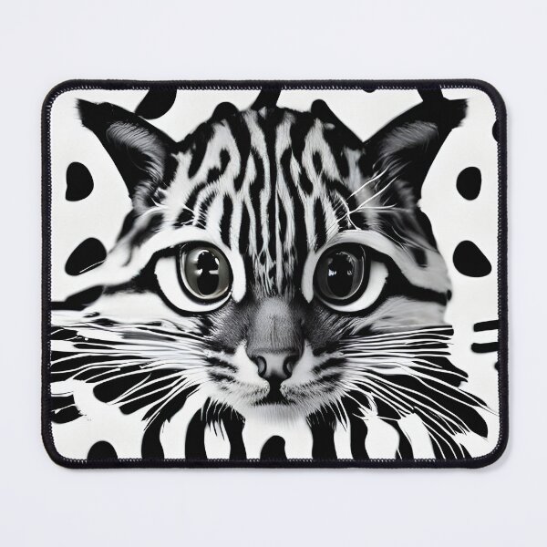 Item preview, Zebra Black and White Pattern Cat | designed and sold by Darlingly.