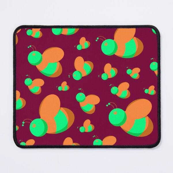 Item preview, Flight of the Orange-Green Bees - Bee Patterns designed and sold by IJStanding.