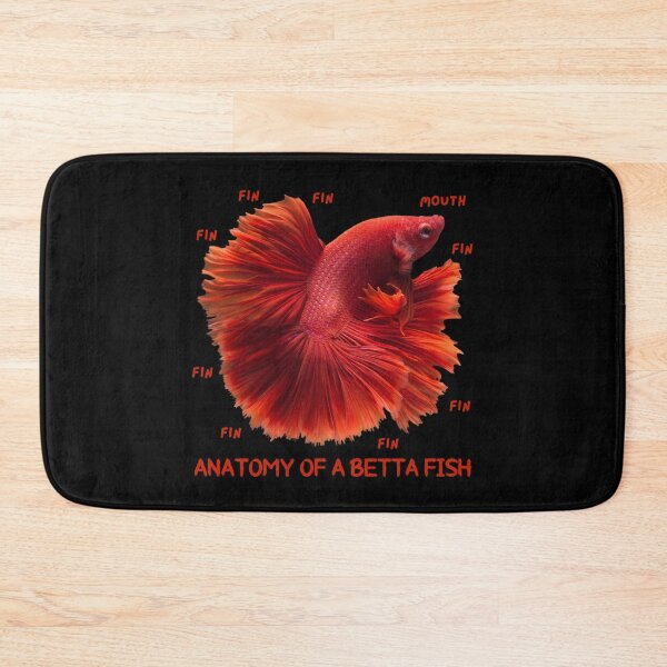 Item preview, Anatomy of a Betta Fish With Funny Labels designed and sold by st0n0ga.