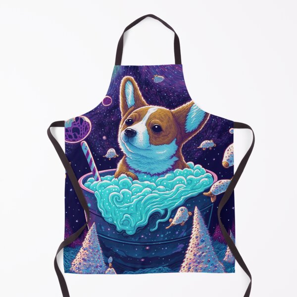 Item preview, Sidereal [corgi] dog in space taking a shower designed and sold by IA-Power.