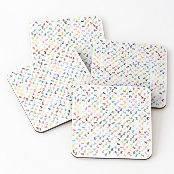 Item preview, Color Cat Pattern designed and sold by Pixel4Art.