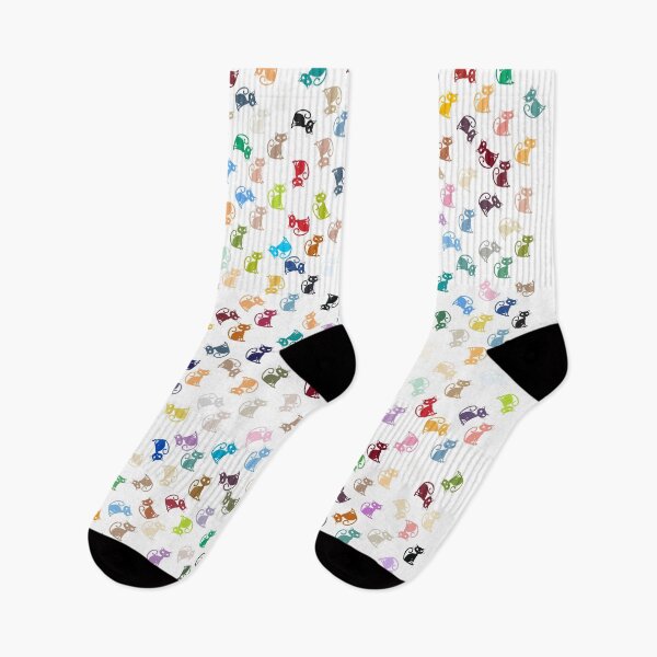Item preview, Color Cat Pattern designed and sold by Pixel4Art.