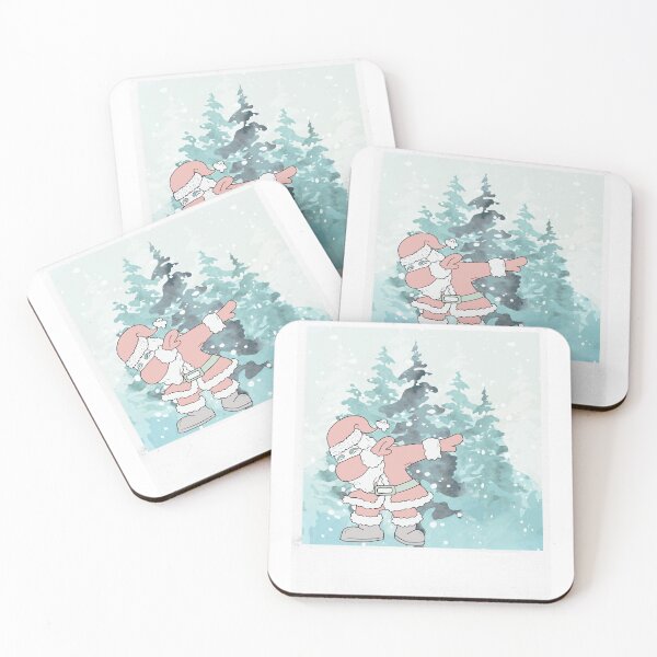 Item preview, santa dabbing through the snow designed and sold by Inspirely.