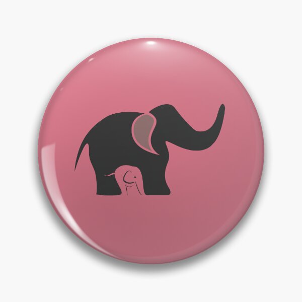 Item preview, elephant mother and baby designed and sold by Chigurena.