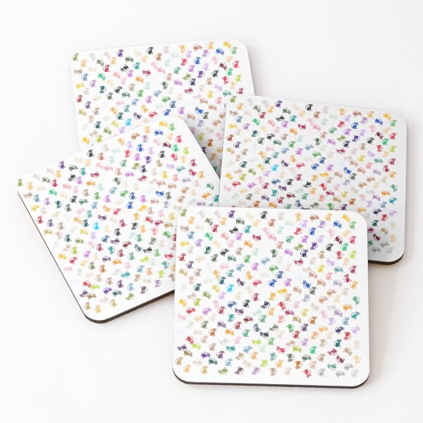 Item preview, Color Cat Pattern designed and sold by Pixel4Art.