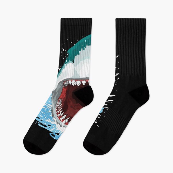Item preview, Shark with Open Mouth and Teeth designed and sold by Ibu83.