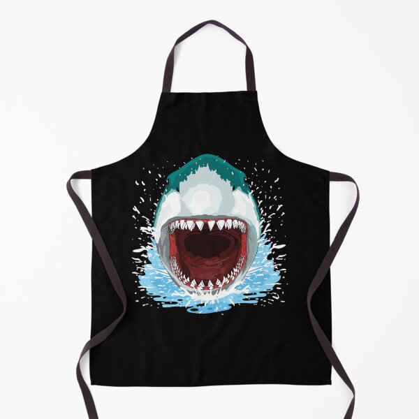 Item preview, Shark with Open Mouth and Teeth designed and sold by Ibu83.