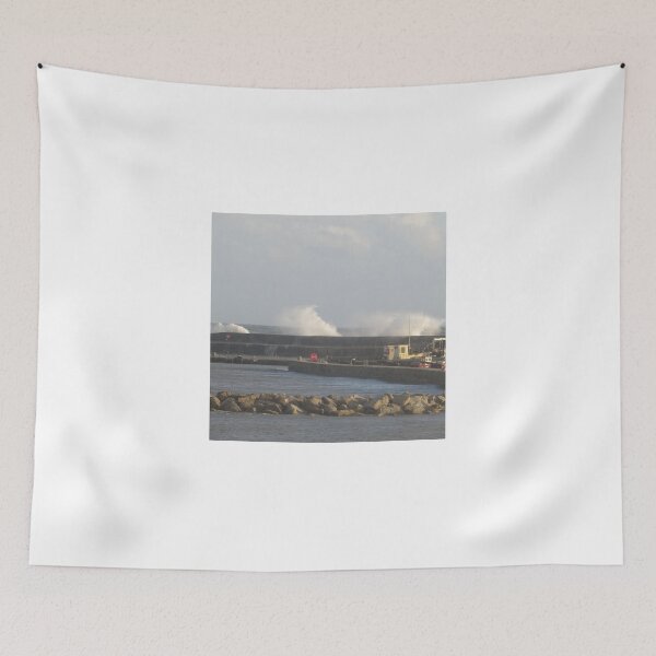 Item preview, Waves over the Cobb, Lyme Regis designed and sold by LynneBlair.