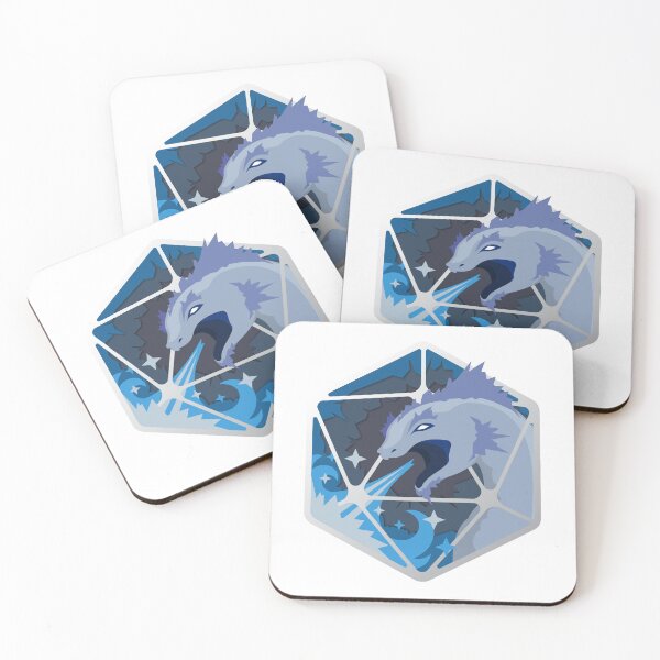 Item preview, Winter D20 Ice Dragon designed and sold by wolfkin-design.