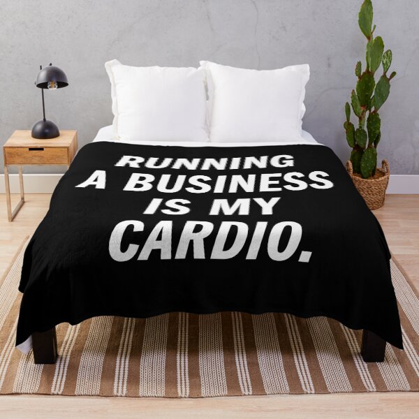 Item preview, Running A Business Is My Cardio designed and sold by heyluckyseven.