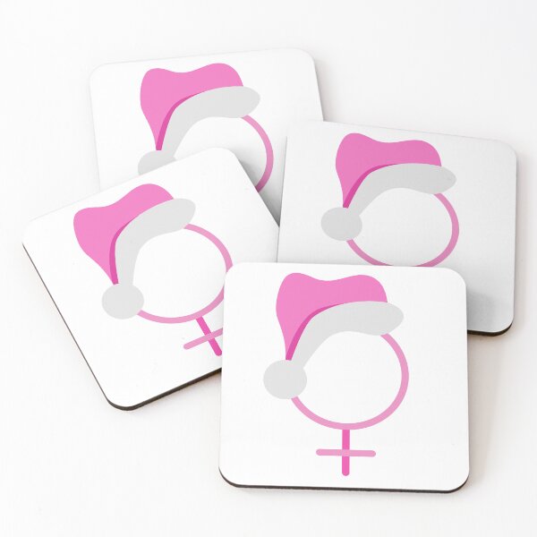 Item preview, PINK SANTA GENDER SYMBOL  designed and sold by Festive Feminist.